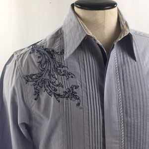 English Laundry men’s shirt long sleeve blue large